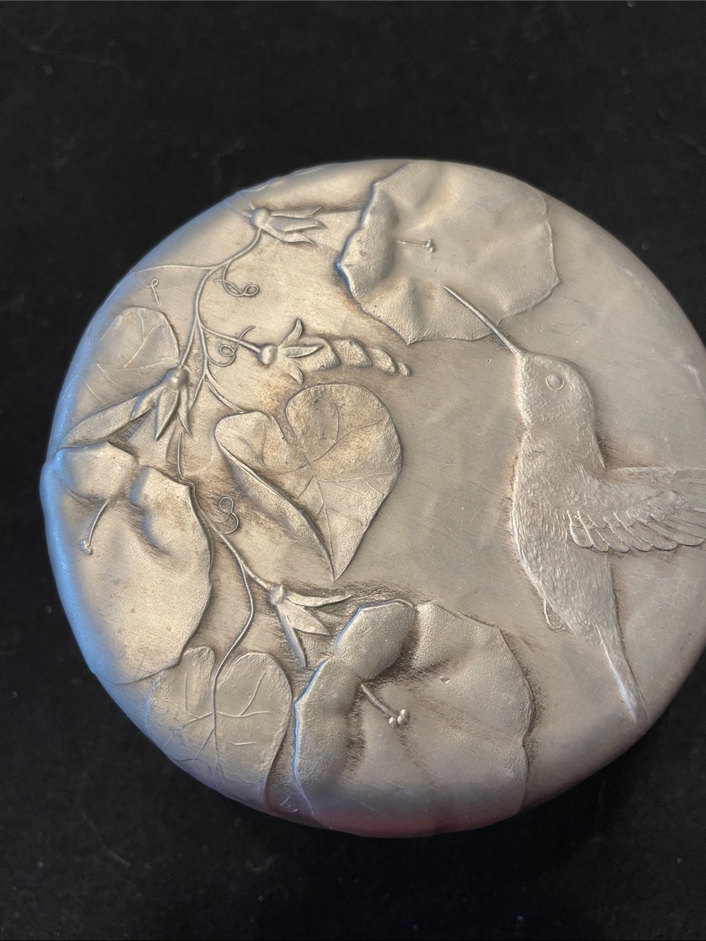 August Wendall Forge Decorative Pewter Trinket Box
